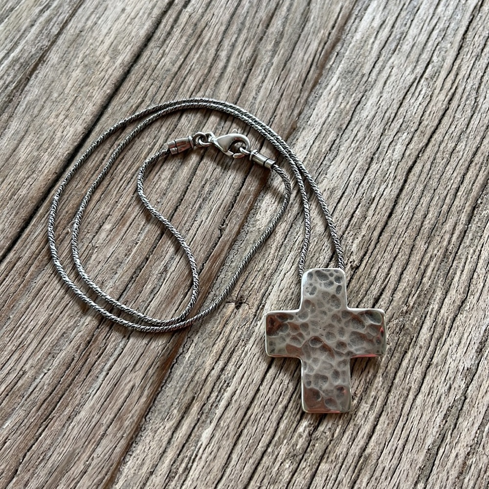 Silpada Sterling Cross Pendant Necklace - Picture 9 of 14